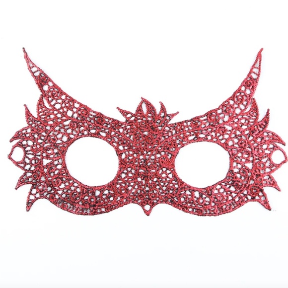 7/$25 Red Owl masquerade mask BNIP - Picture 2 of 3